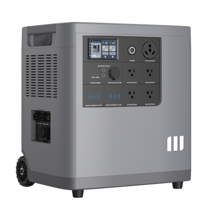 Mango Power E Home Backup and Portable Power Station (3.5kWh Capacity, 3kW Output, 120V)