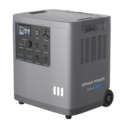 Mango Power E Home Backup and Portable Power Station (3.5kWh Capacity, 3kW Output, 120V)